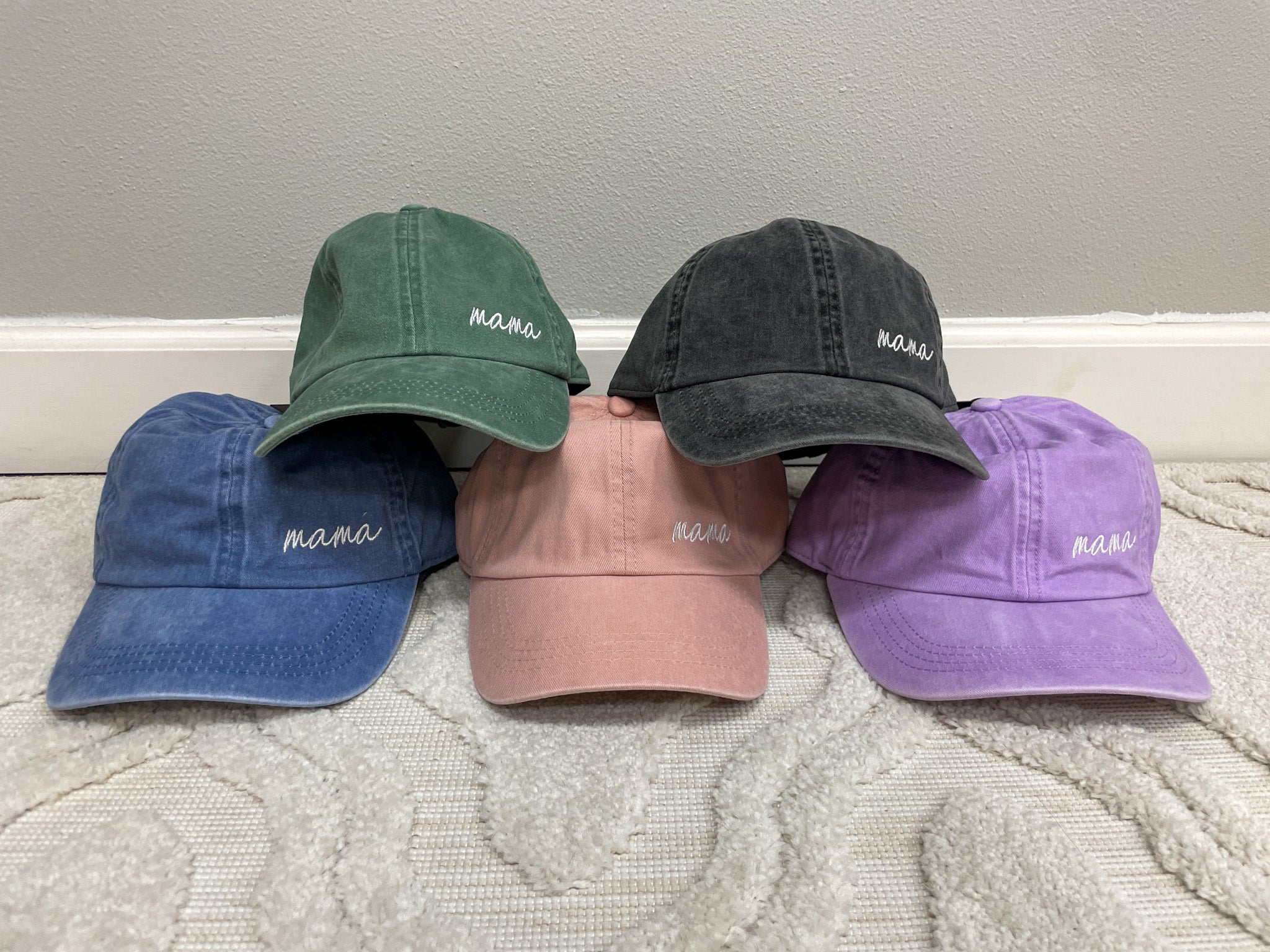 Embroidered Mama Baseball Hat