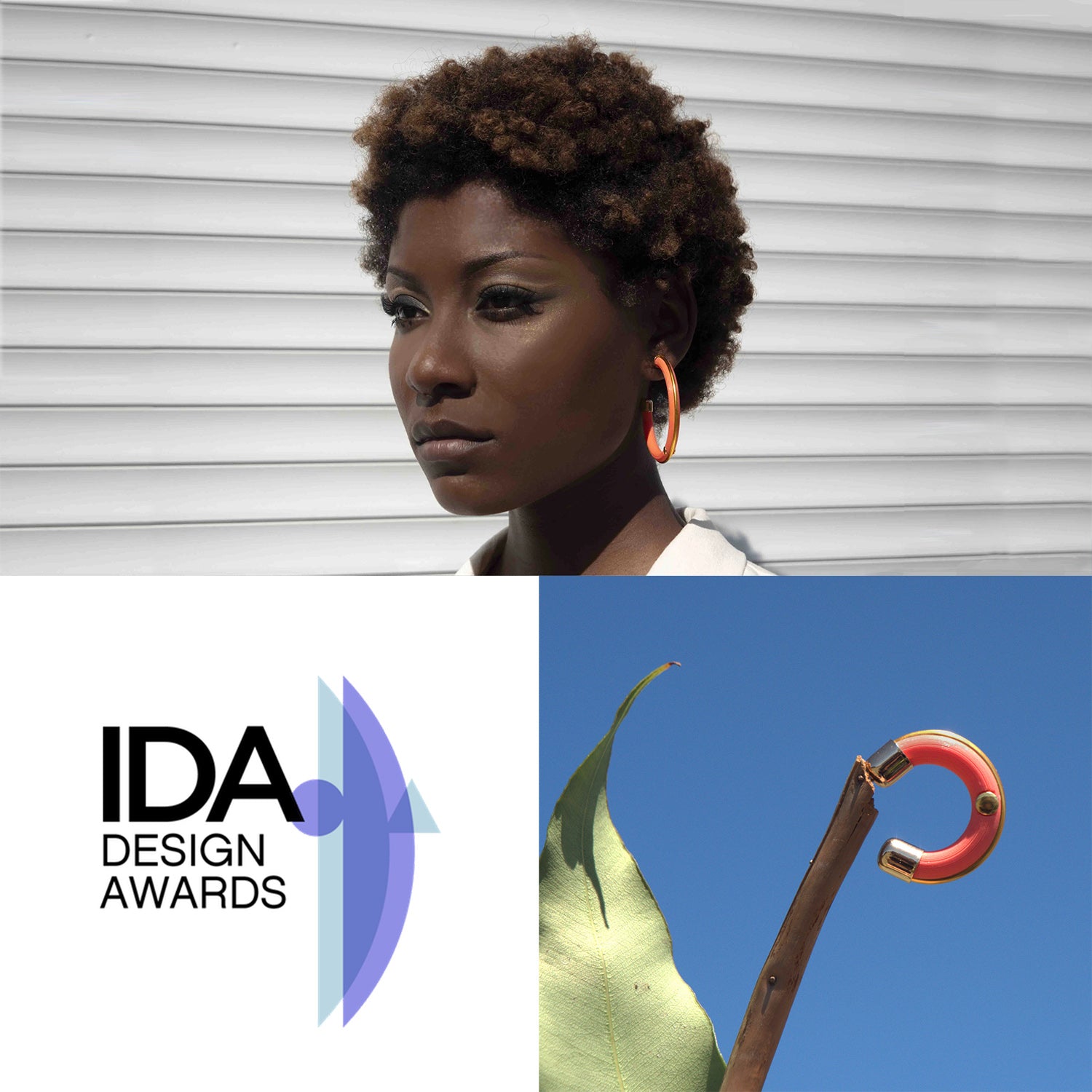 IDA awards DEZEN for Juicy Grapefruit Hoop Earrings