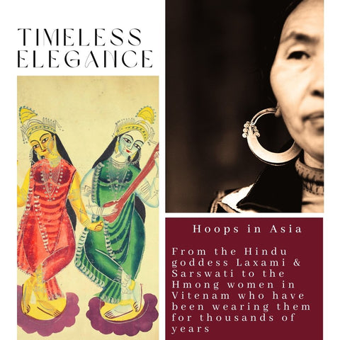 Hindu Goddess Sarswati and Laxmi and Hmong Woman