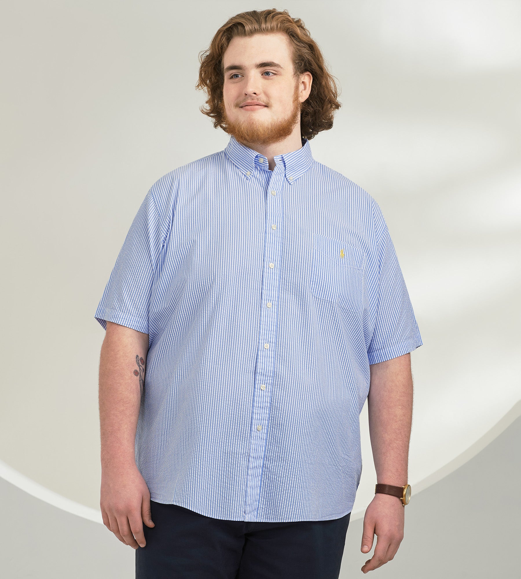 seersucker sport shirt