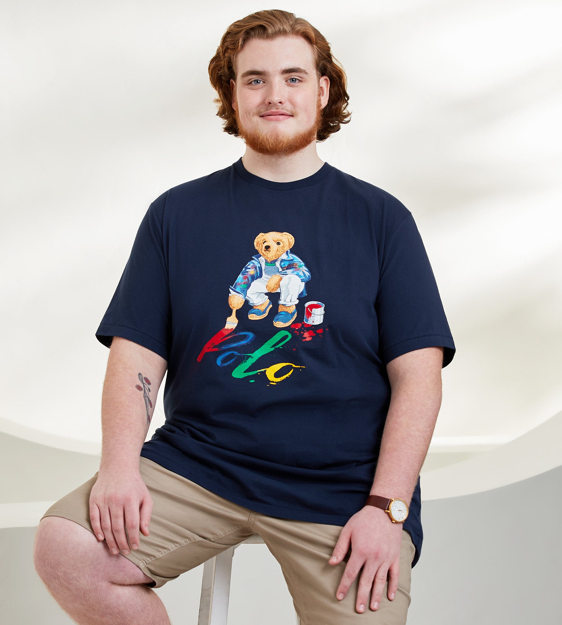 bear graphic tee