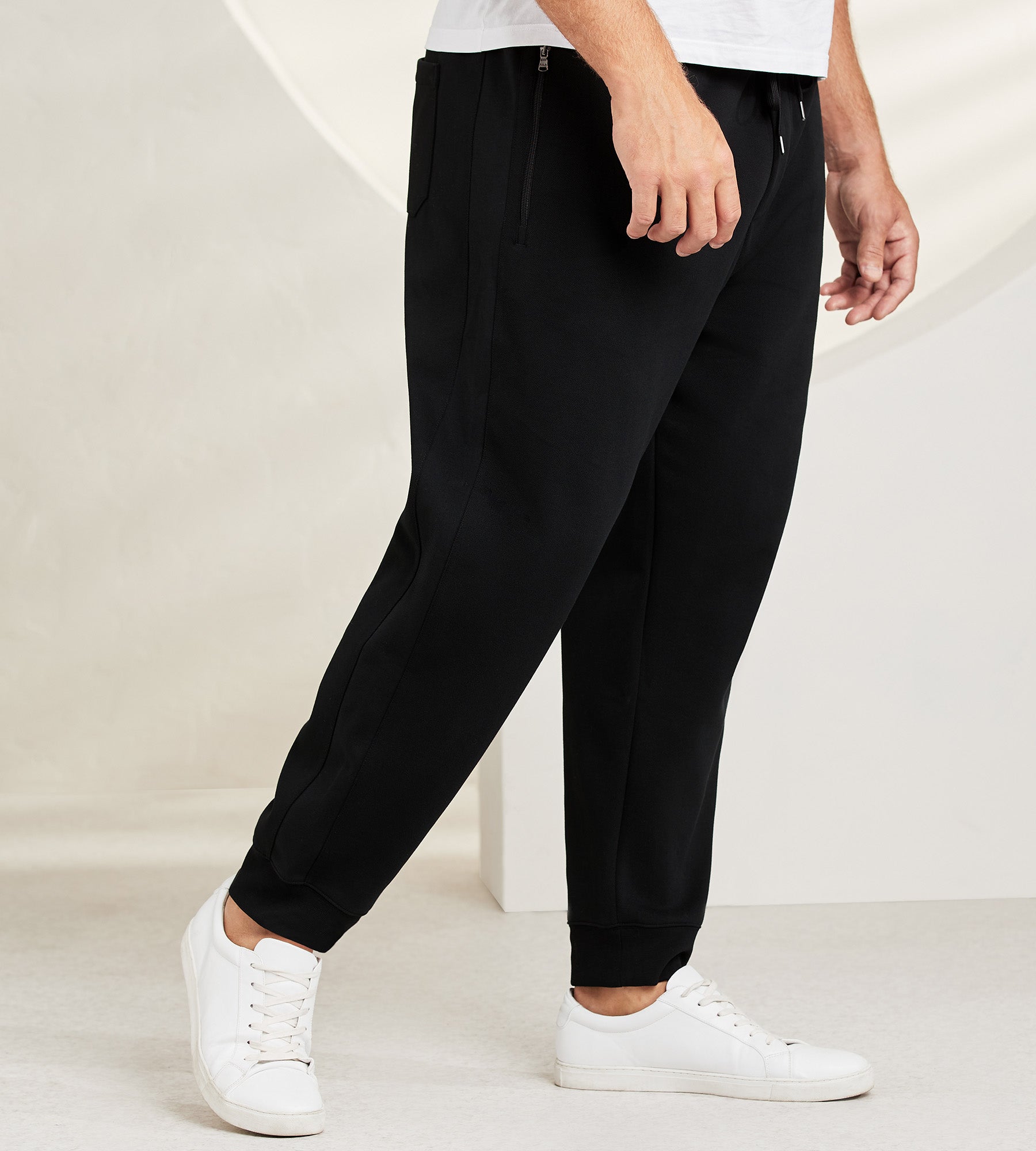 double knit track pants