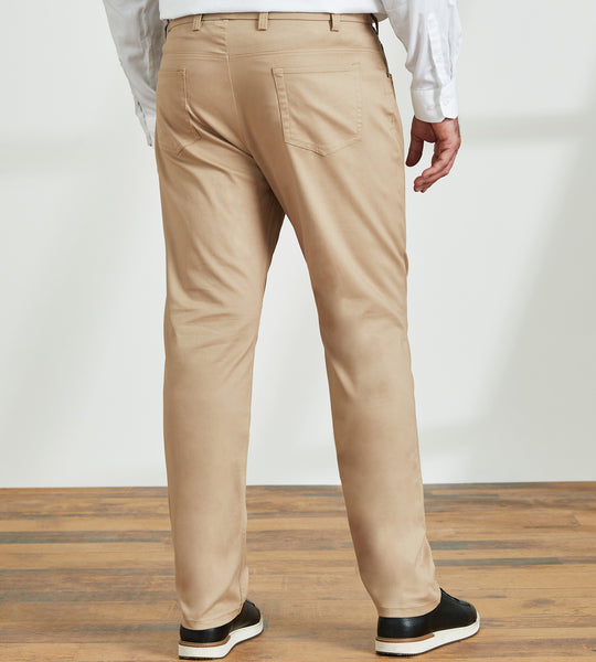 True Nation by DXL Men's Big and Tall Garment-Dyed Pants Khaki x at   Men's Clothing store