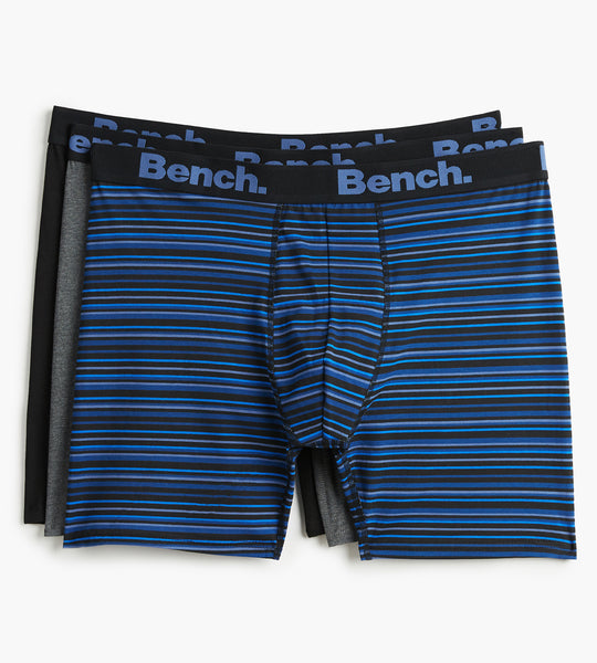 UXH Men's Fashion Cotton Underwear Home Short Sleep Boxers (Blue