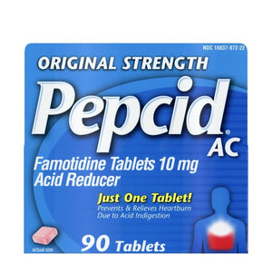 Pepcid AC Original Strength for Heartburn Prevention & Relief - 90ct