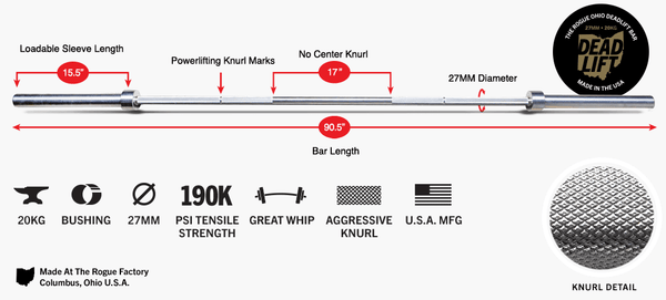 Ohio Deadlift Bar