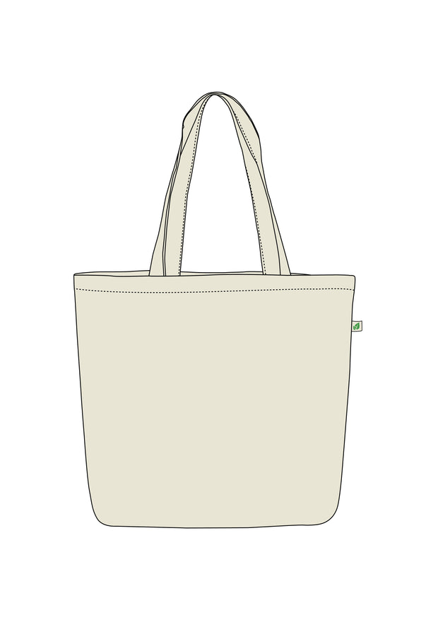 Buy Canvas Tote Bag Zipper Online In India -  India