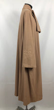 Load image into Gallery viewer, 1940s Volup Caldaric Camel Coloured Wool Coat with Soutache and Trapunto Quilting - Bust 44 46
