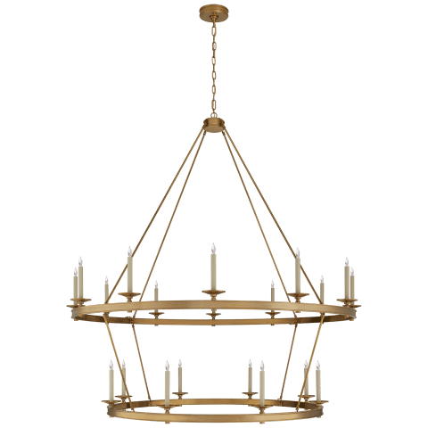 Landon Extra Large Two Tier Chandelier – The Fox Group