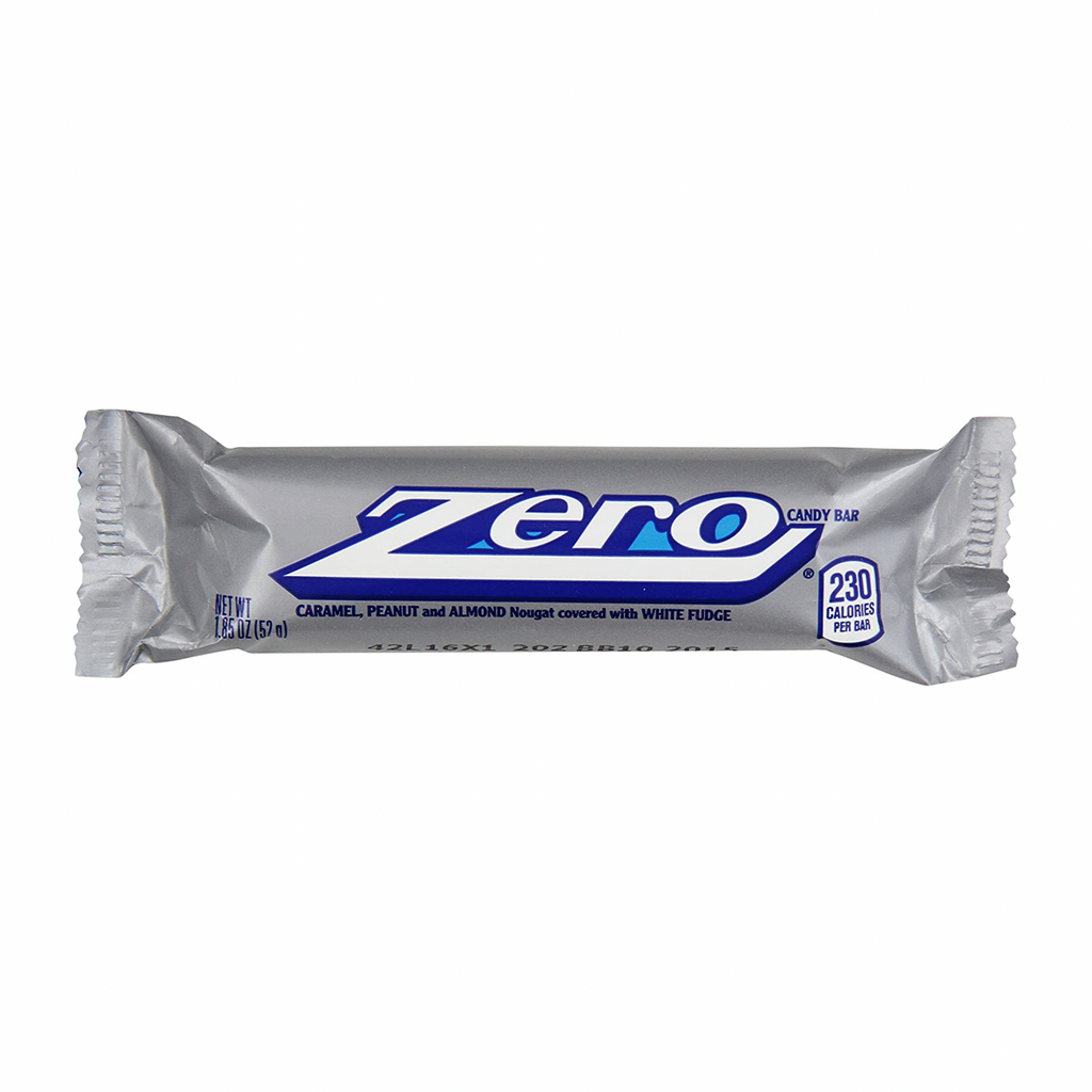 Zero Candy Bar BEST BEFORE DATED FEB '23 Sugar Box