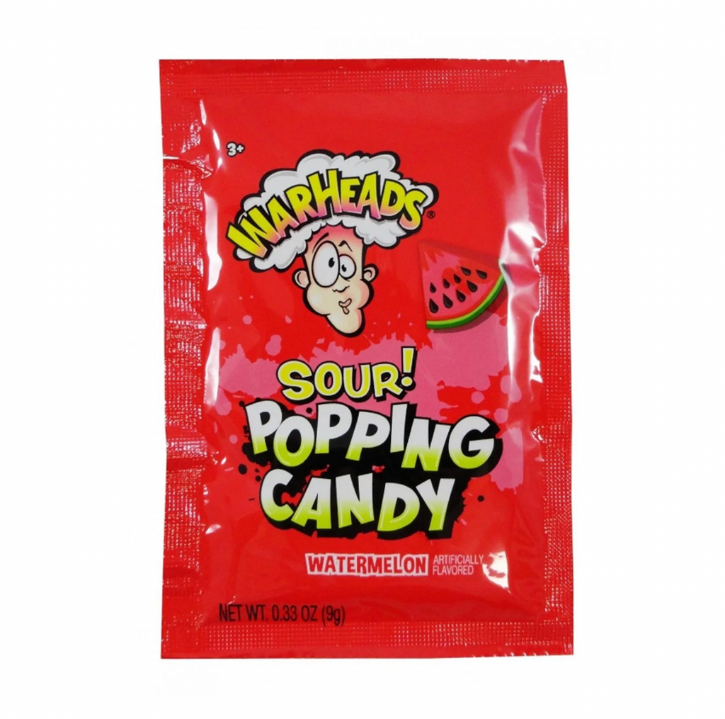 Warheads Sour Popping Candy 3 Pack 23g | Sugar Box
