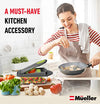 Mueller Austria Pro-Series 8 Blade Egg Slicer, Onion Mincer Grey/Transparent