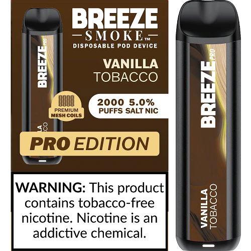 Breeze Pro Disposable Vape 3 Pack Smokers World WOH