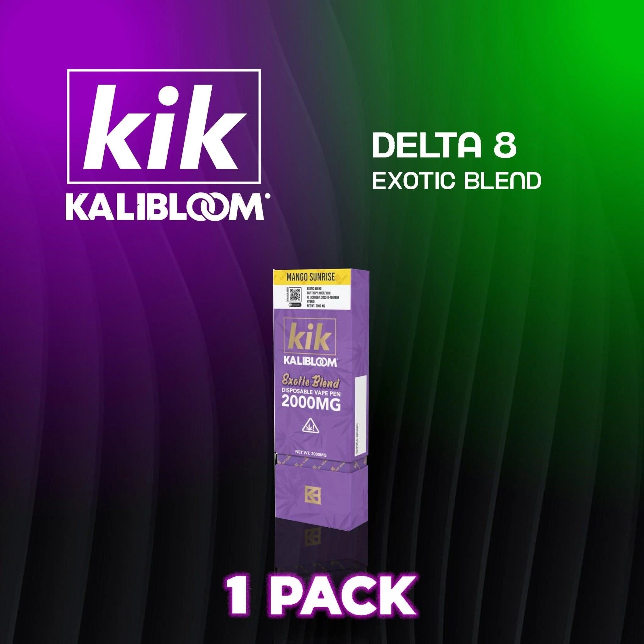 Kik Kalibloom 2g Exotic Blend Disposable Vape - My Delta 8 Store