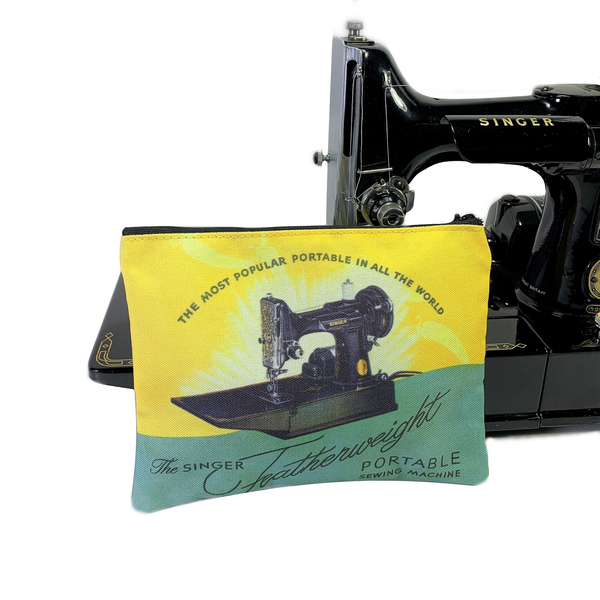 Singer Sewing Machine Godzilla Attachment Set Low Shank Feet and  Accessories in Crinkle Case