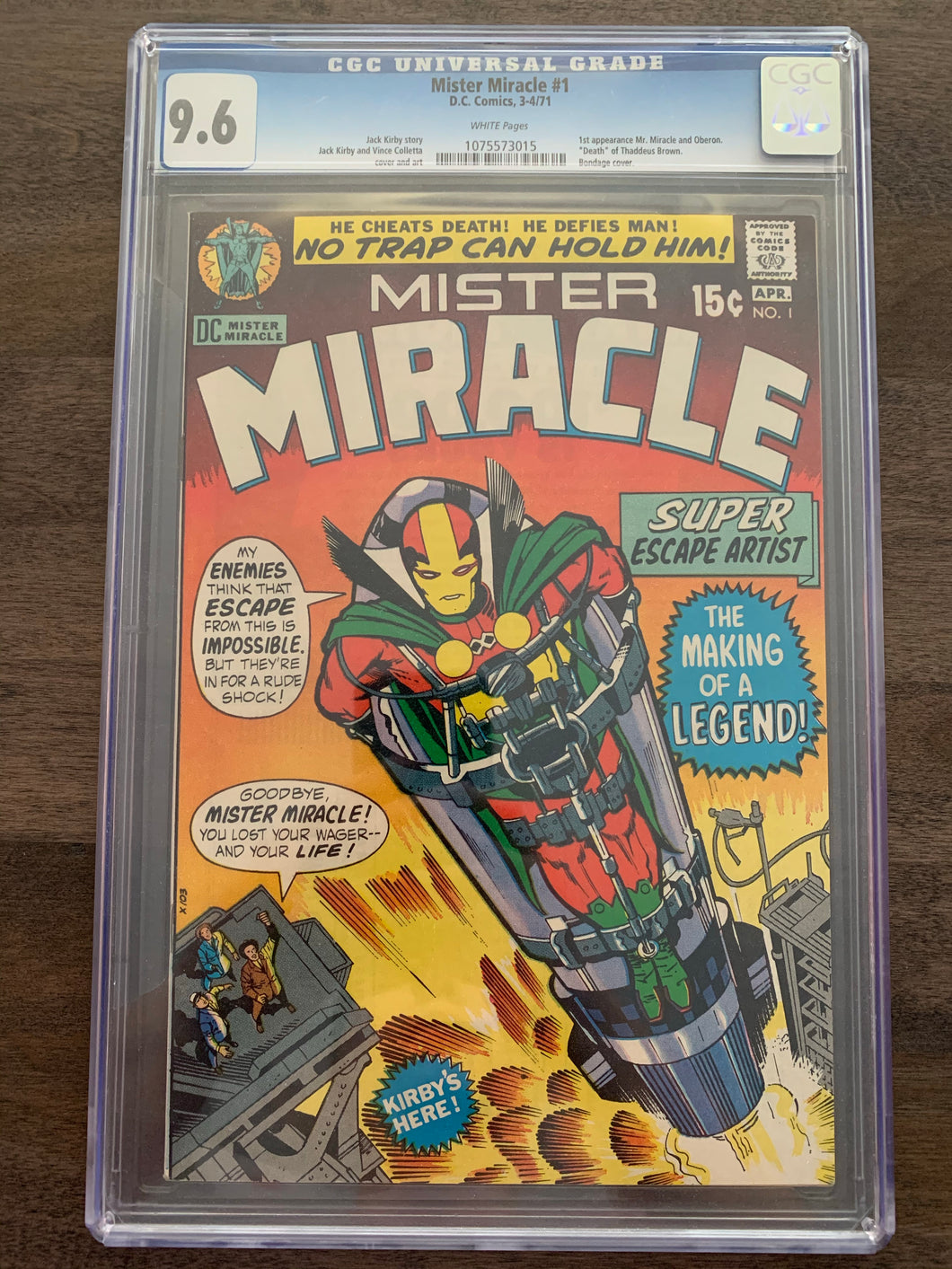 Mister Miracle #1 CGC 9.6 - 1st Mister Miracle