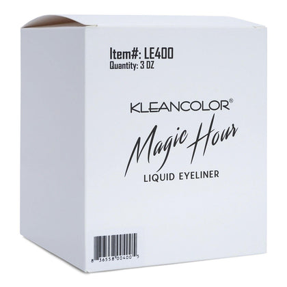 Kleancolor Magic Hour Waterproof Black Liquid Eyeliner Pen 36 Cs