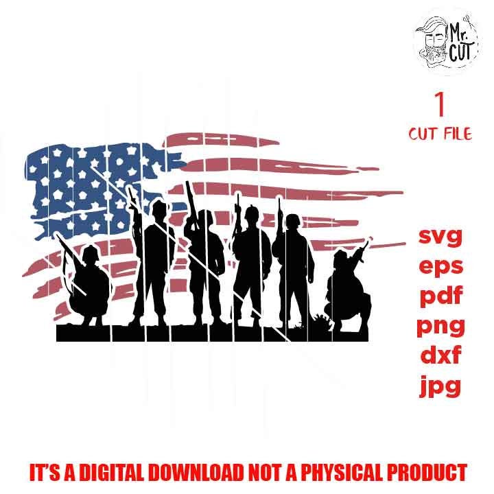 Download Us Military Recruiter Army Flag Svg Distressed Flag Svg Fourth Of Mistercut