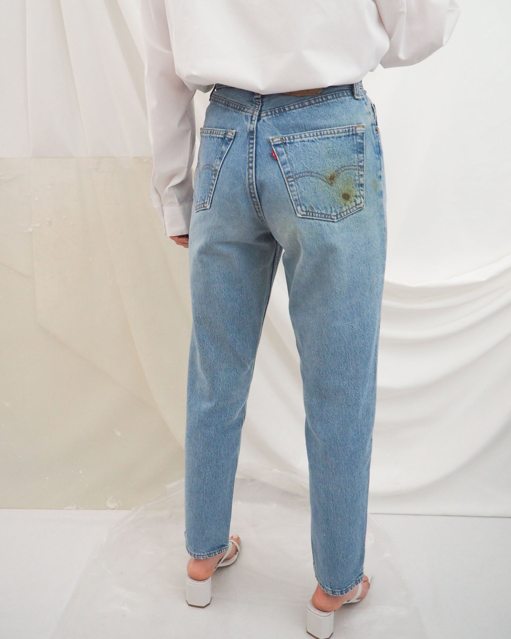 levis 901 high waisted jeans