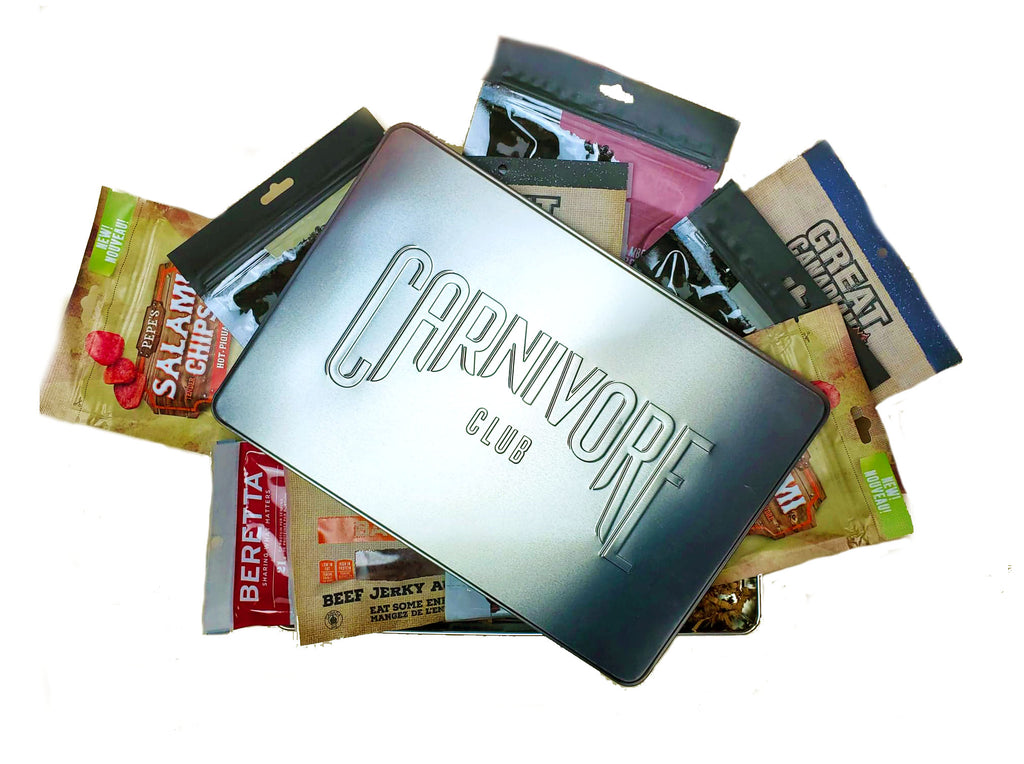 Jerky Gift Tin (10 Packs of Jerky!) Carnivore Club