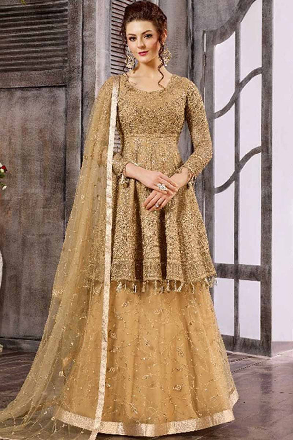 lehenga plazo suit