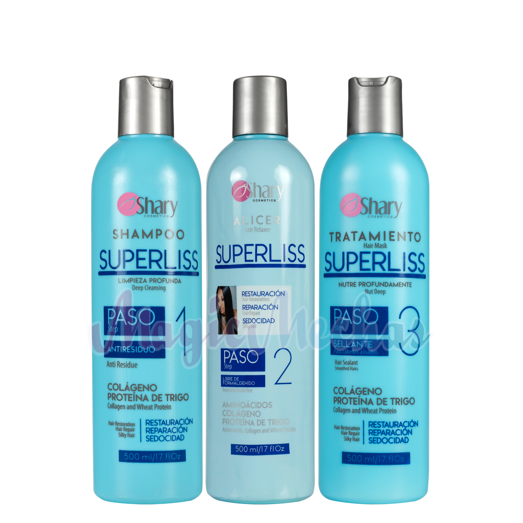 Kit MyE Superliss Paso 1 + Paso 2 + Paso 3 De 500 ml MYE