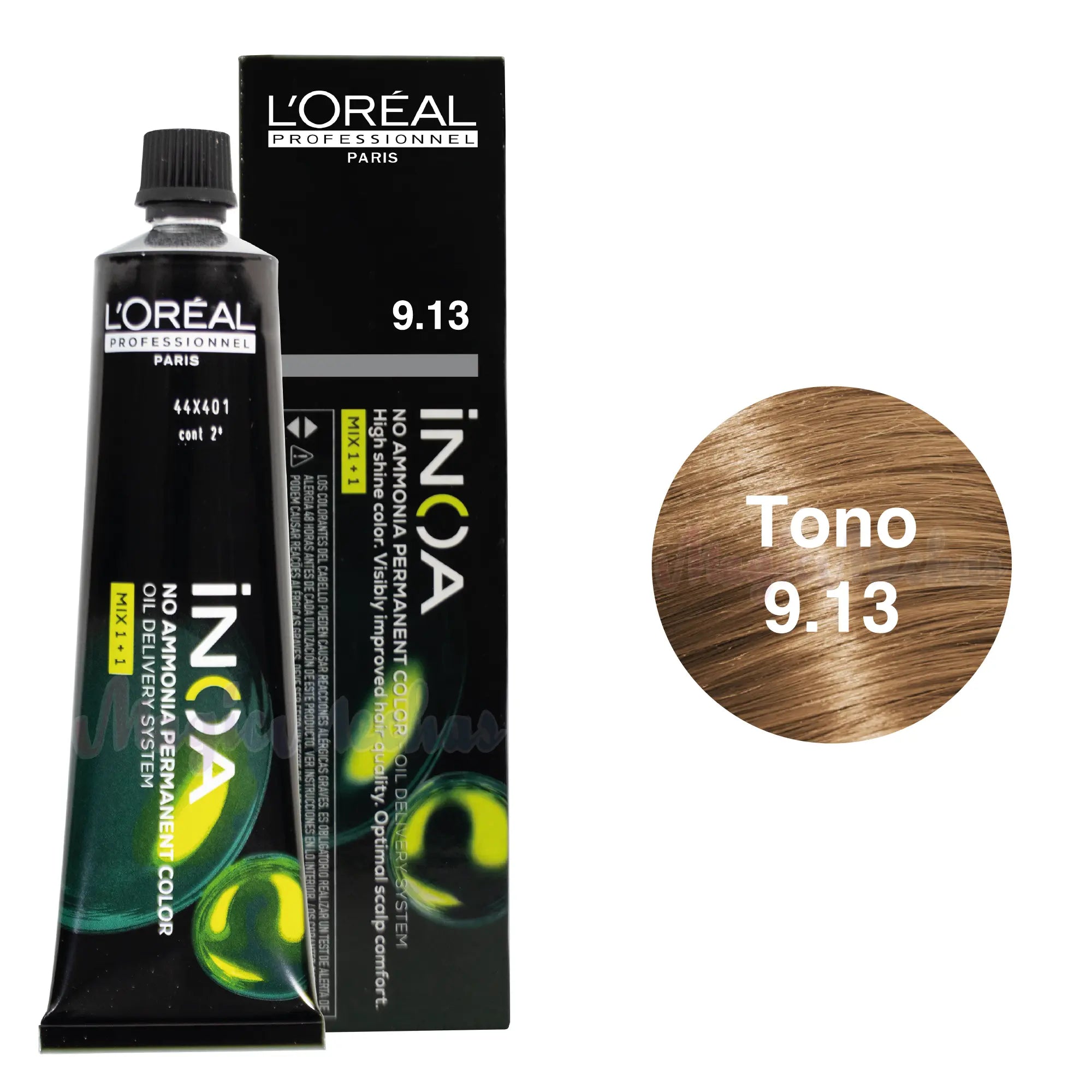 Tinte Inoa Tono 9.13 Rubio muy Claro Ceniza Dorado 60ml Loreal Profesional