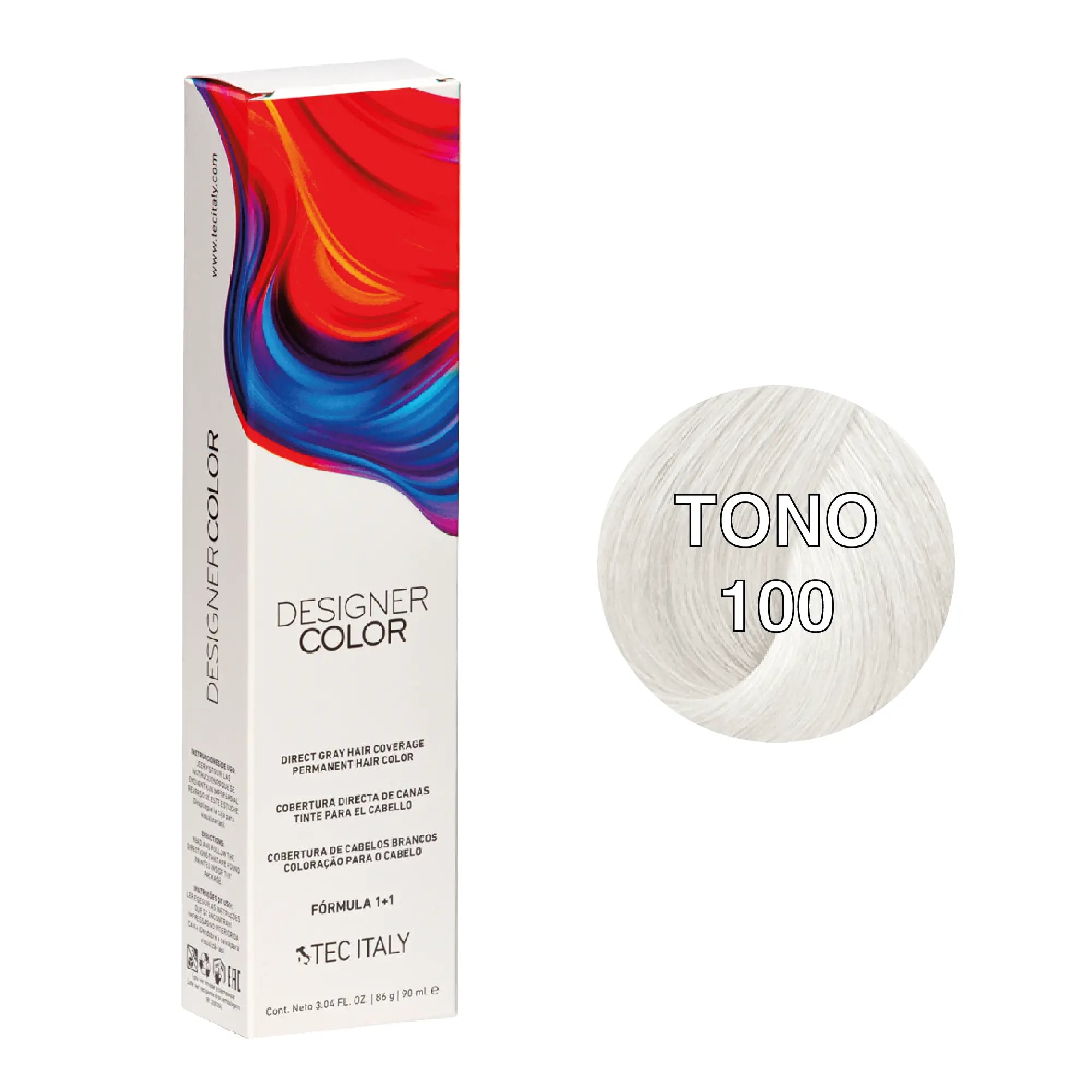 Tec Italy Tinte 100 Rubio Ultra Claro de 90ml Tec Italy