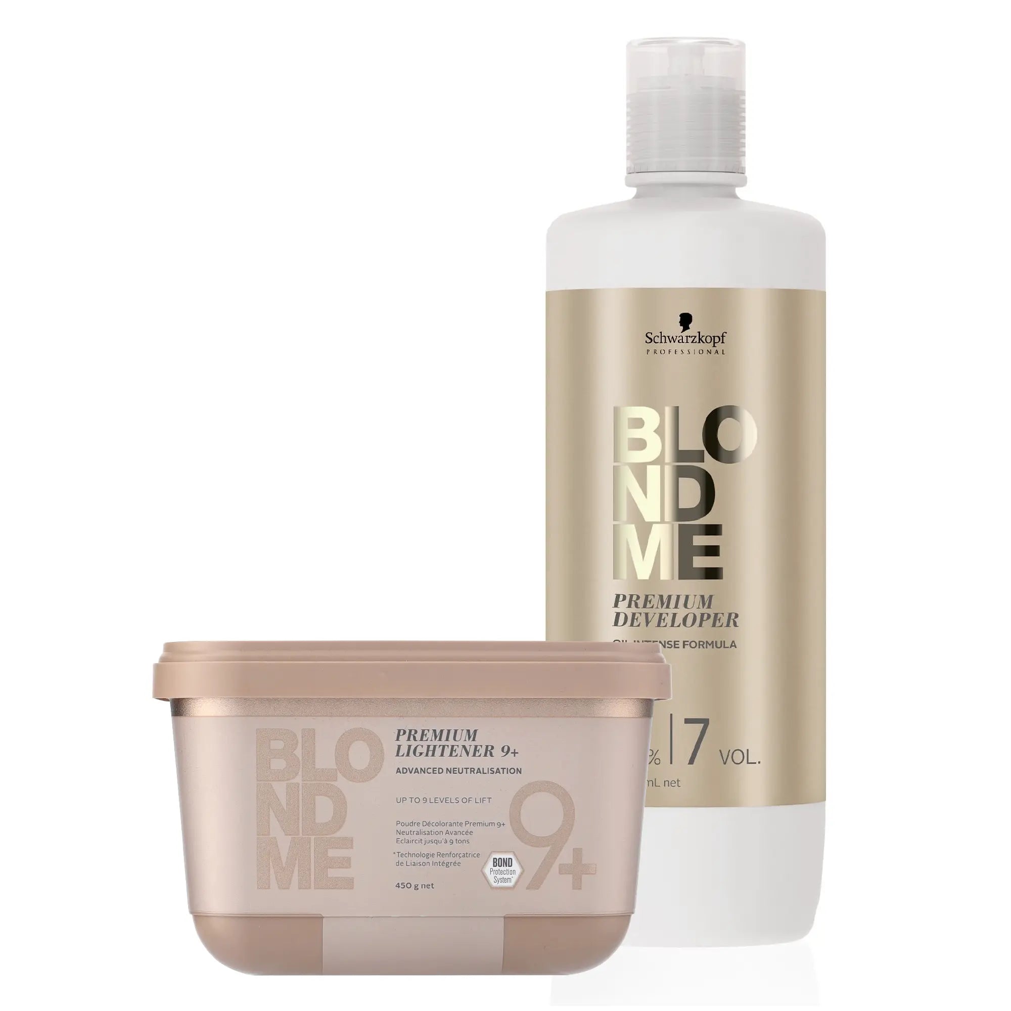 Kit Blondme Decolorante 450gr y Oxidante 1000mL Schwarzkopf Professional