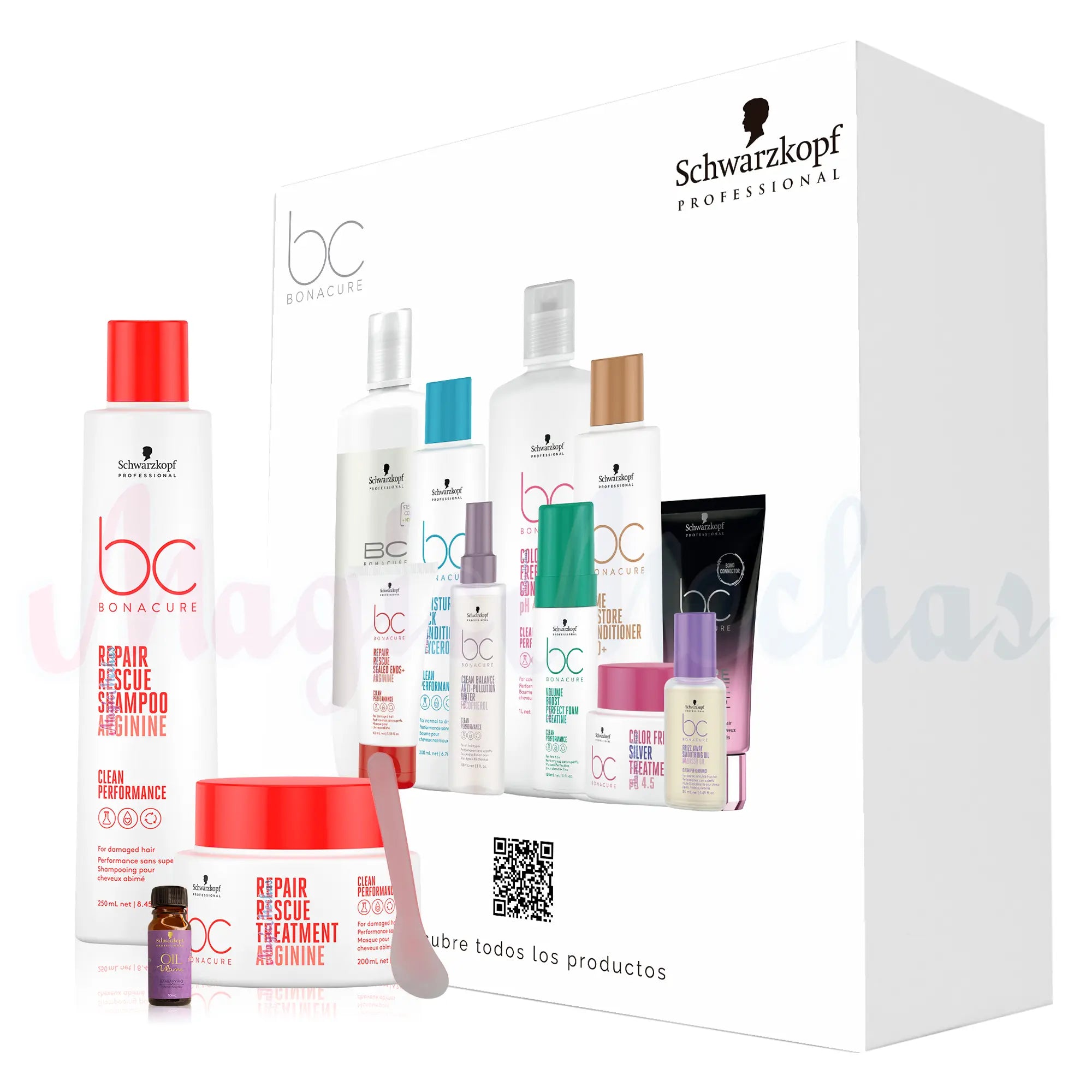 Kit 3 Bonacure Repair Rescue Shampoo + Mascarilla Schwarzkopf Professional