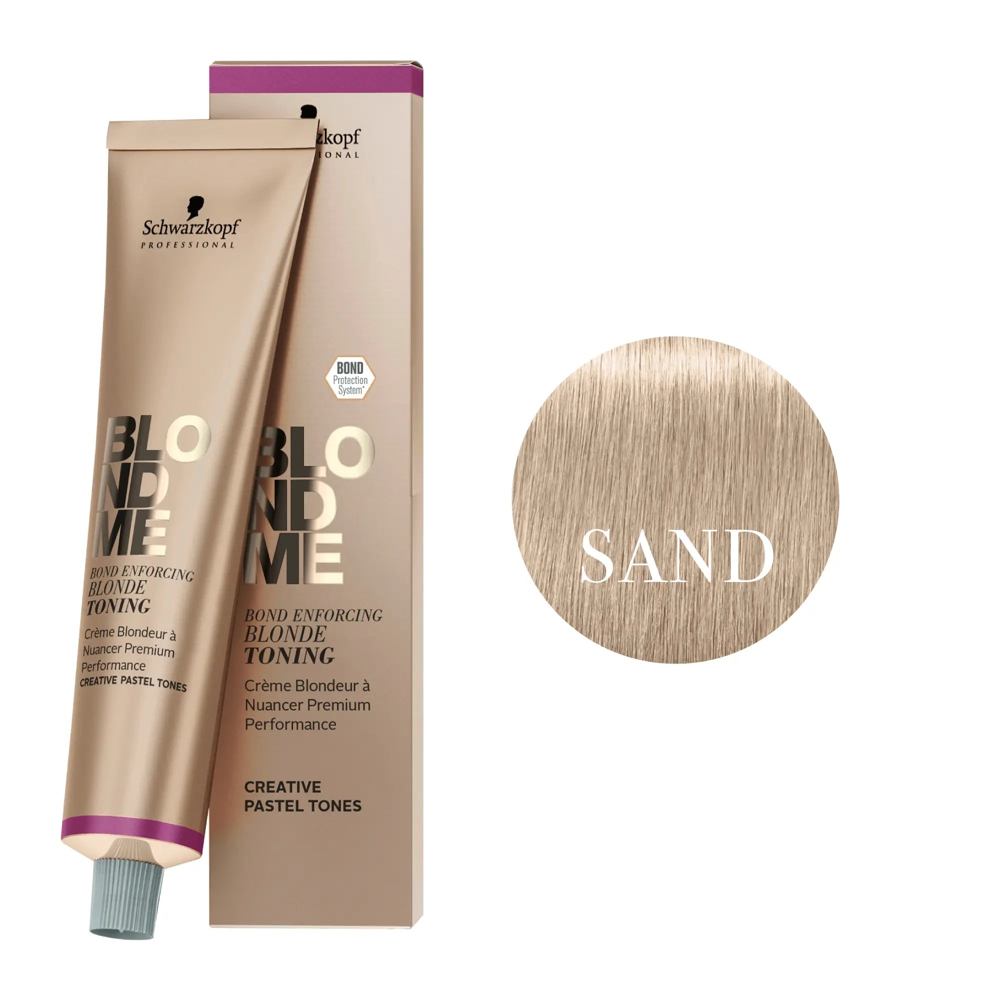 Blondme Tinte Bond Enforcing Blonde Toning SAND 60mL - Magic Mechas