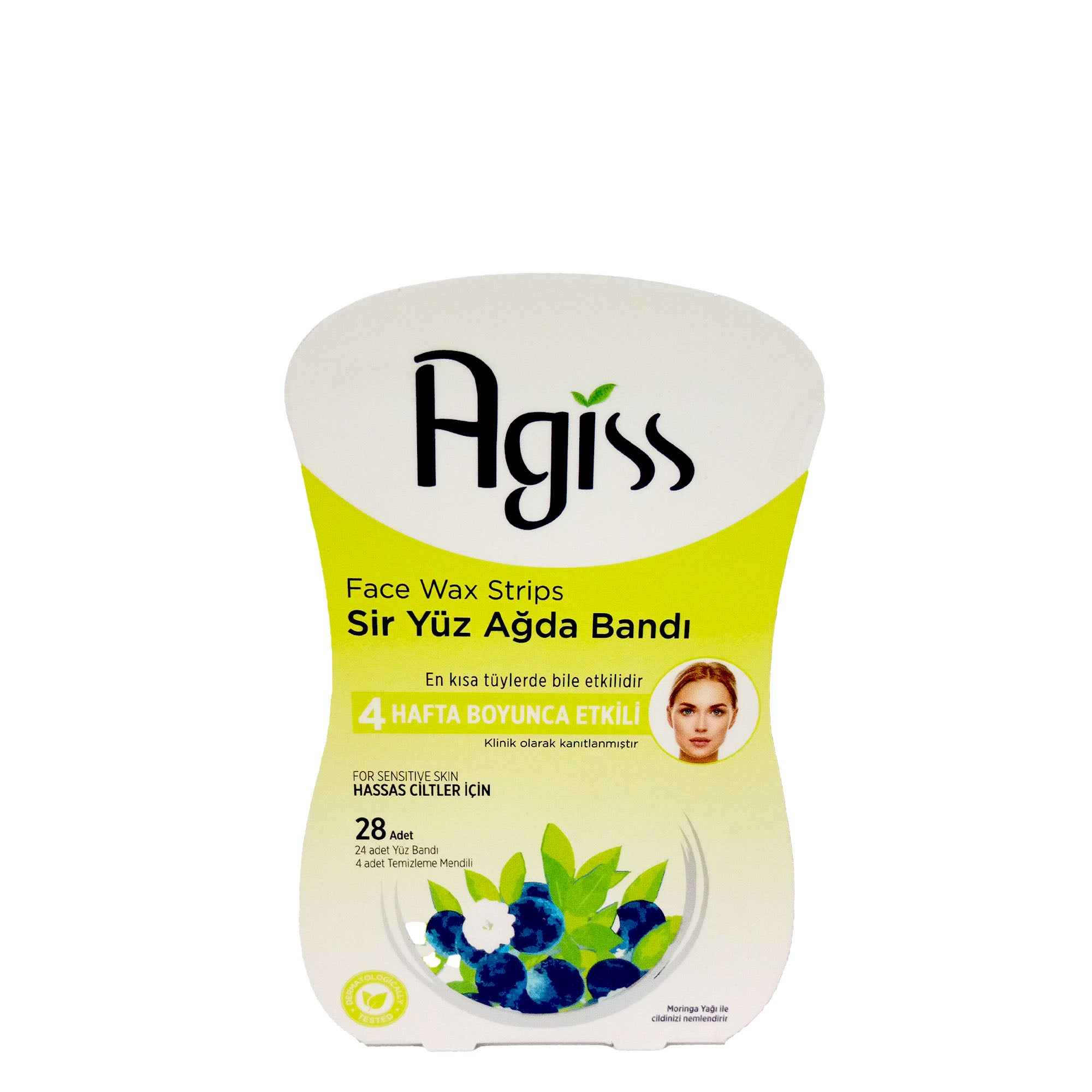 Agiss tiras de cera facial Para piel Sensible x28und Agiss