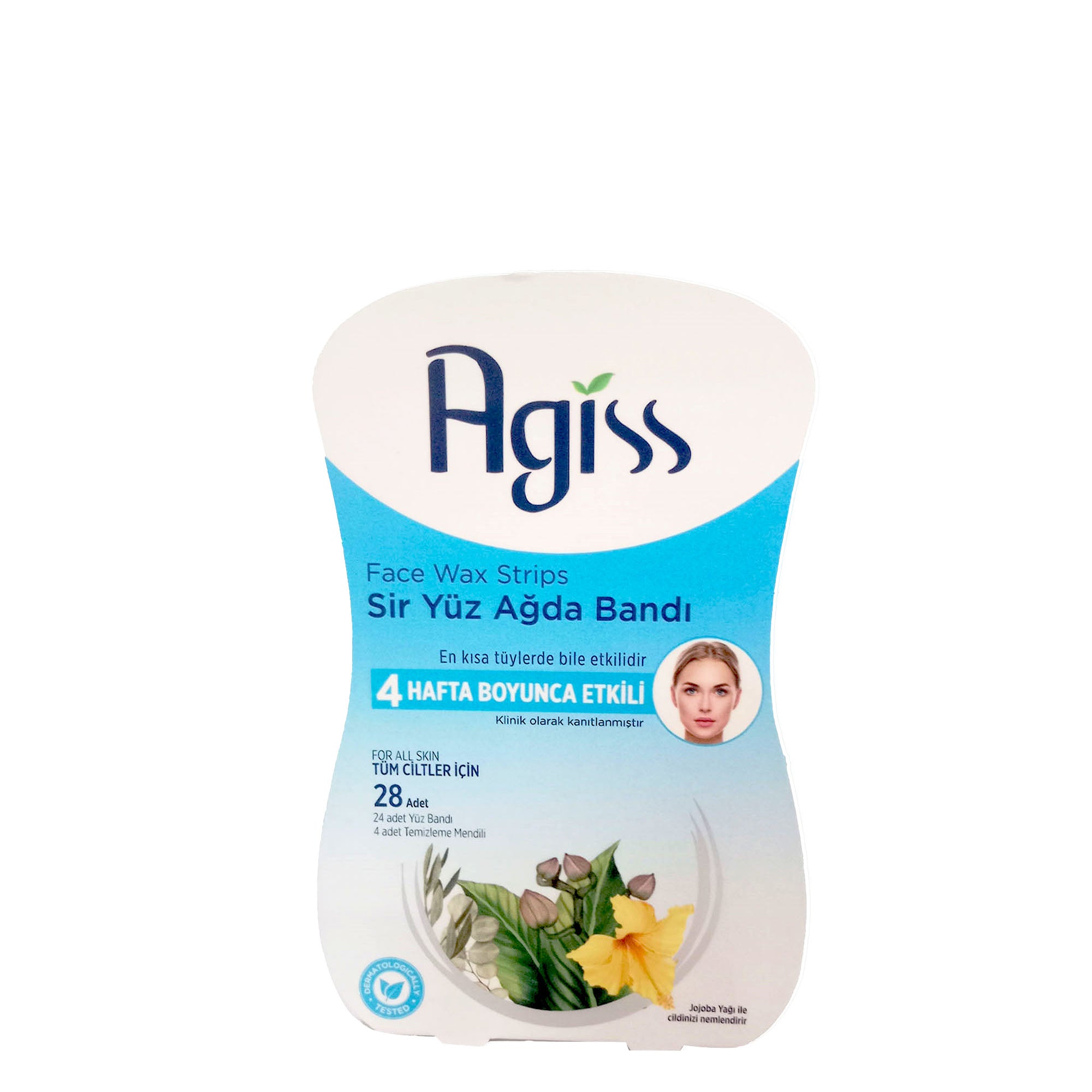 Agiss Tiras de Cera Facial Para Todo Tipo de Piel x28und Agiss