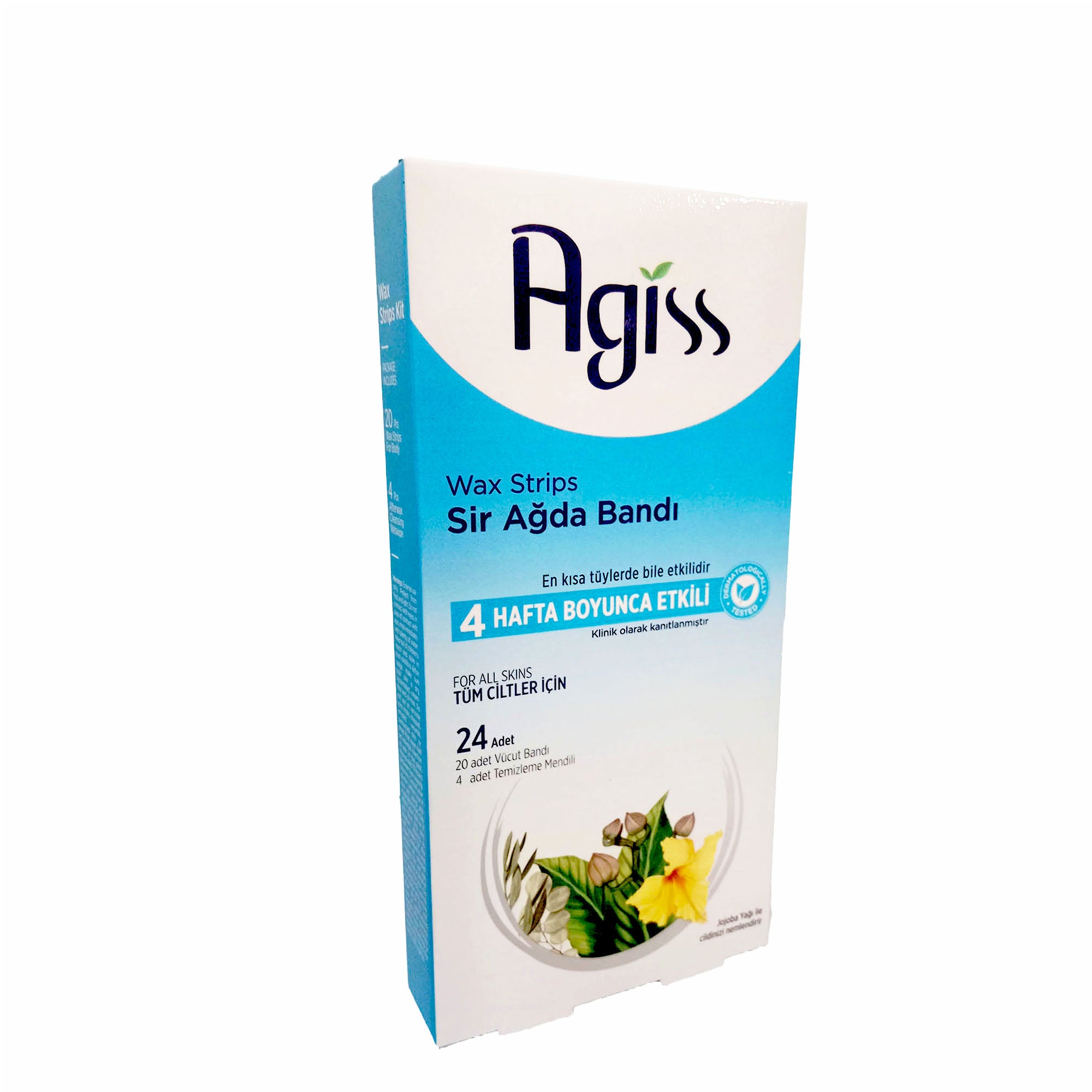 Agiss Tiras de Cera Facial Para Todo Tipo de Piel x24und Agiss