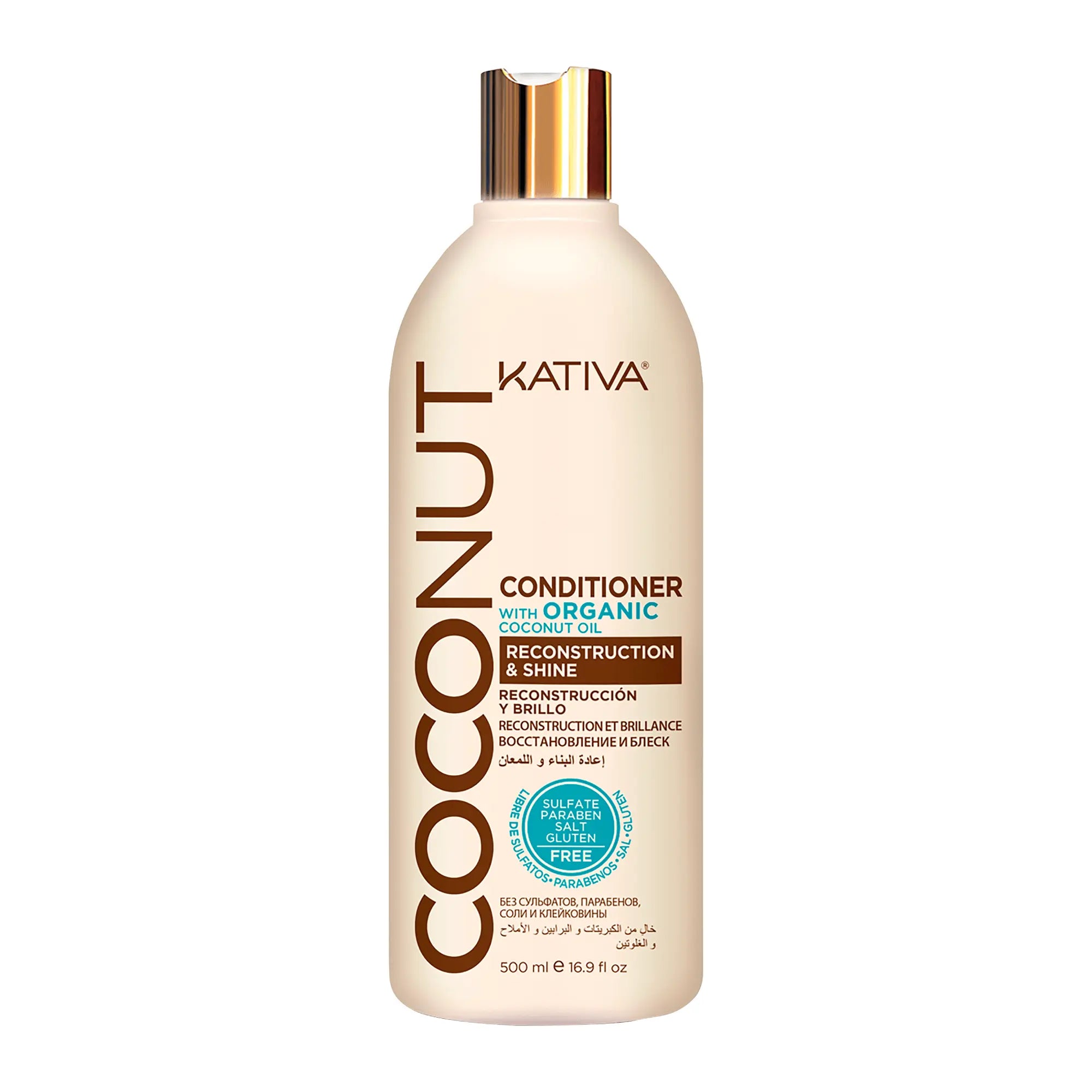 Kativa Aceite De Coco Orgánico Acondicionador 500ml - Magic Mechas