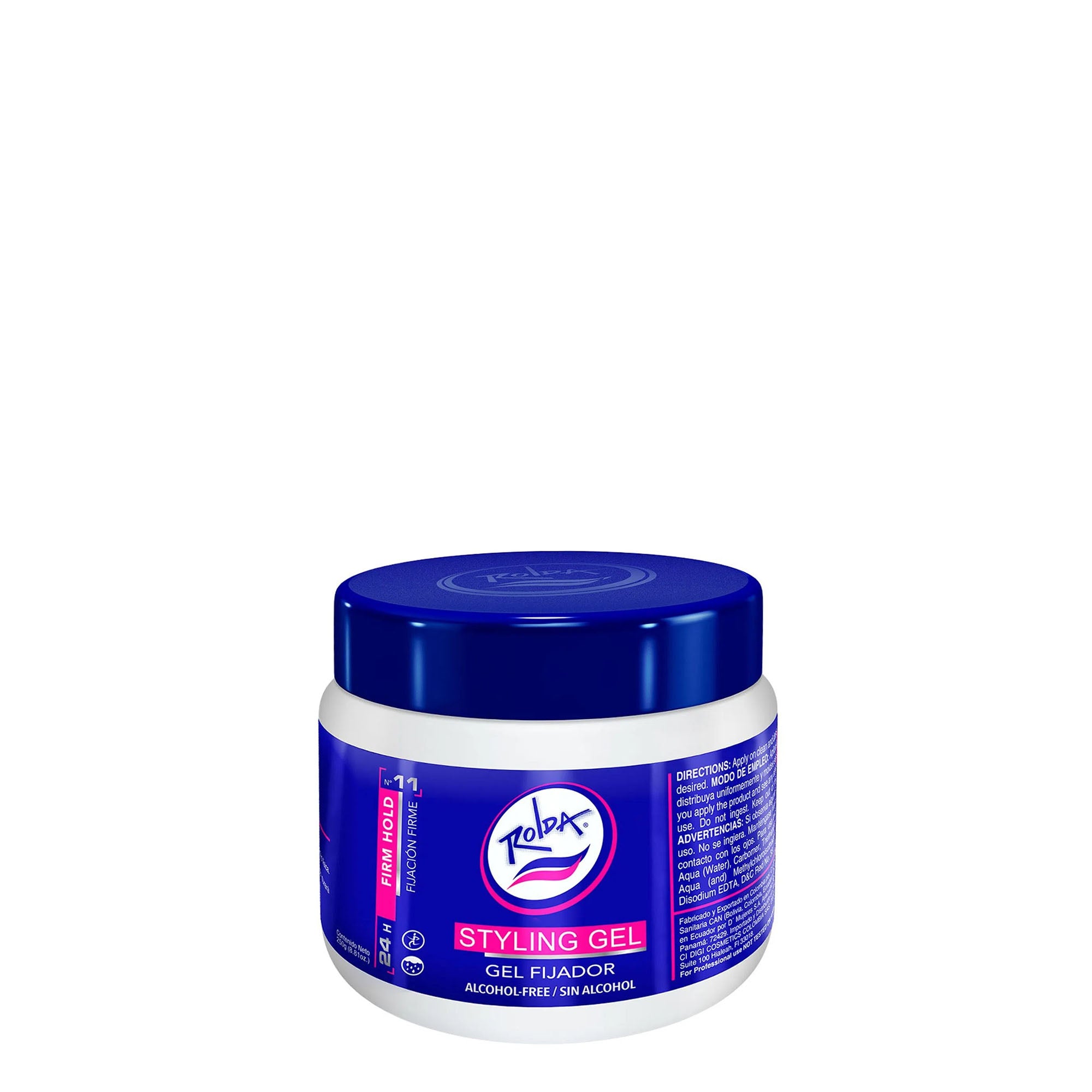 Rolda Gel Fijador Sin Alcohol Translucido 250gr  Magic Mechas