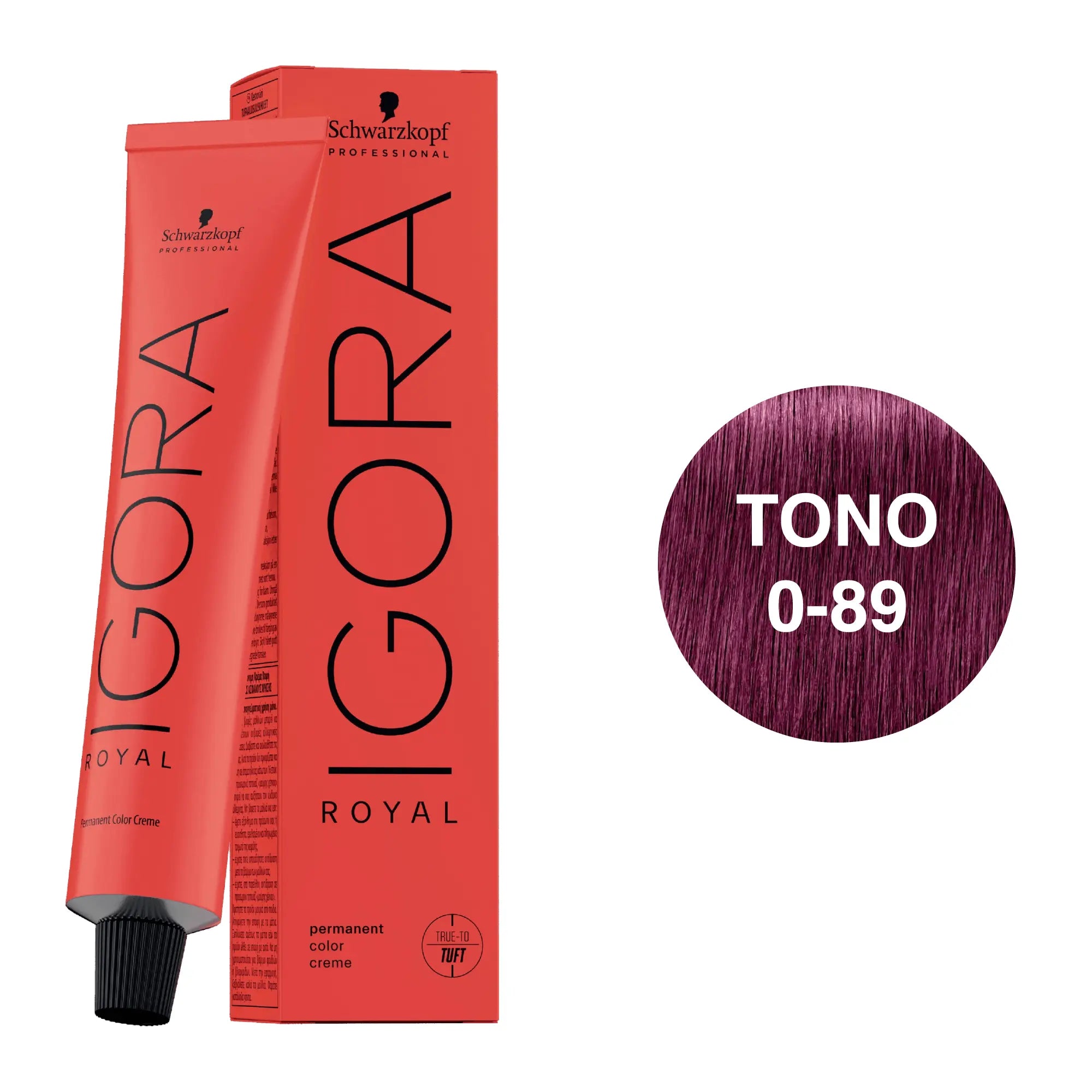 Igora Royal Tono 0-89 Concentrado Rojo Violeta 60mL - Magic Mechas