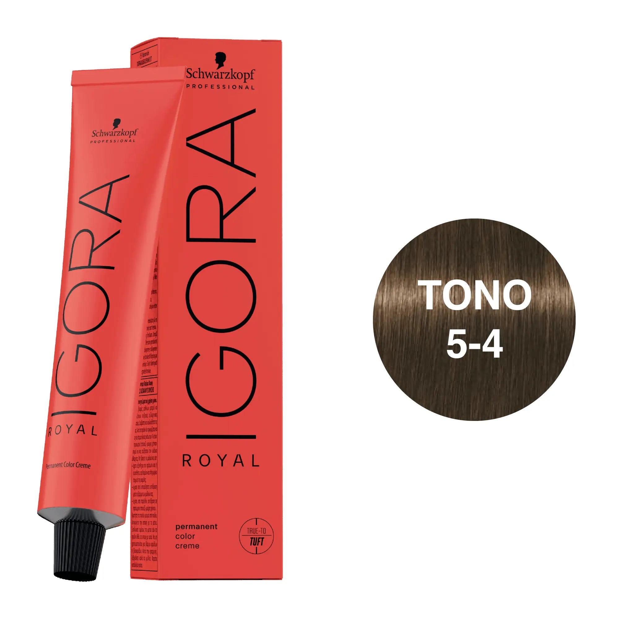 Igora Royal Tono 5-4 Castaño Claro Beige 60mL - Magic Mechas