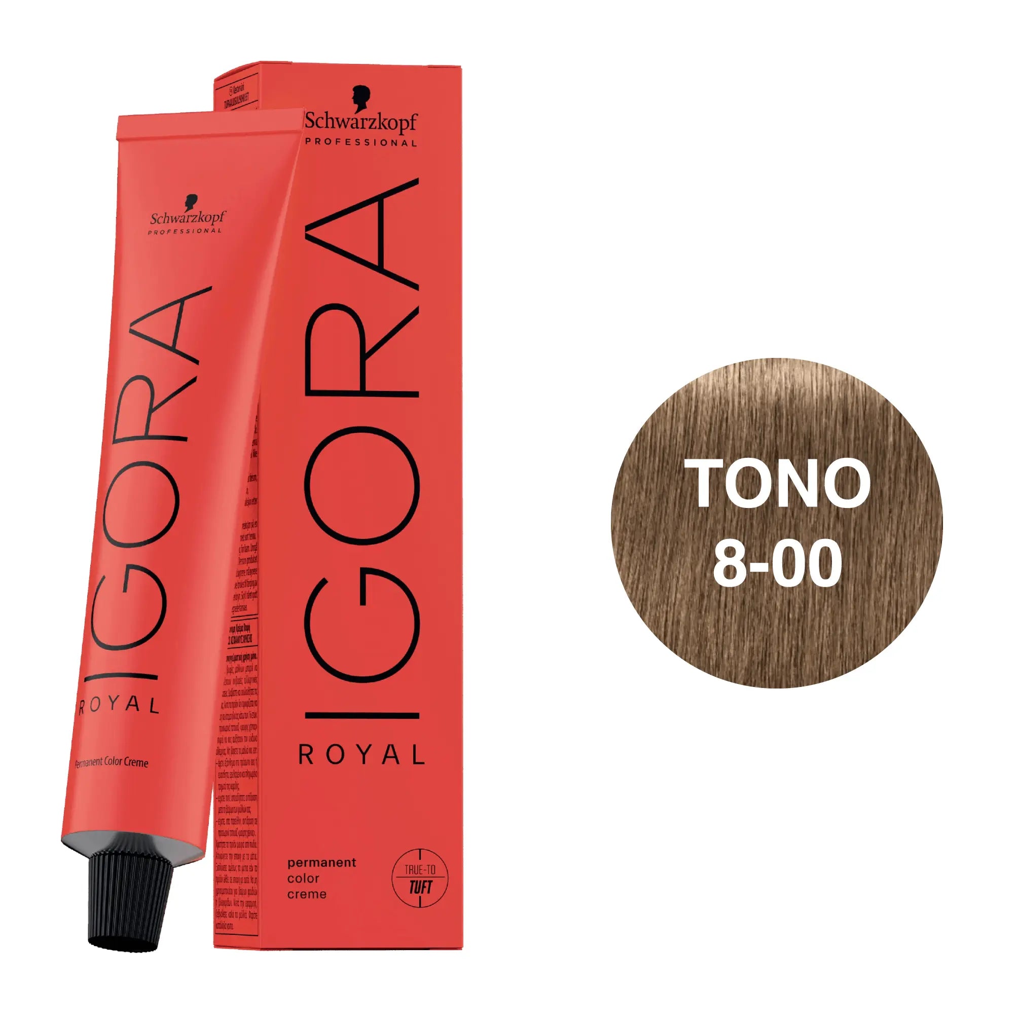 Igora Royal Tono 8-00 Rubio Claro Natural Intenso 60mL - Magic Mechas