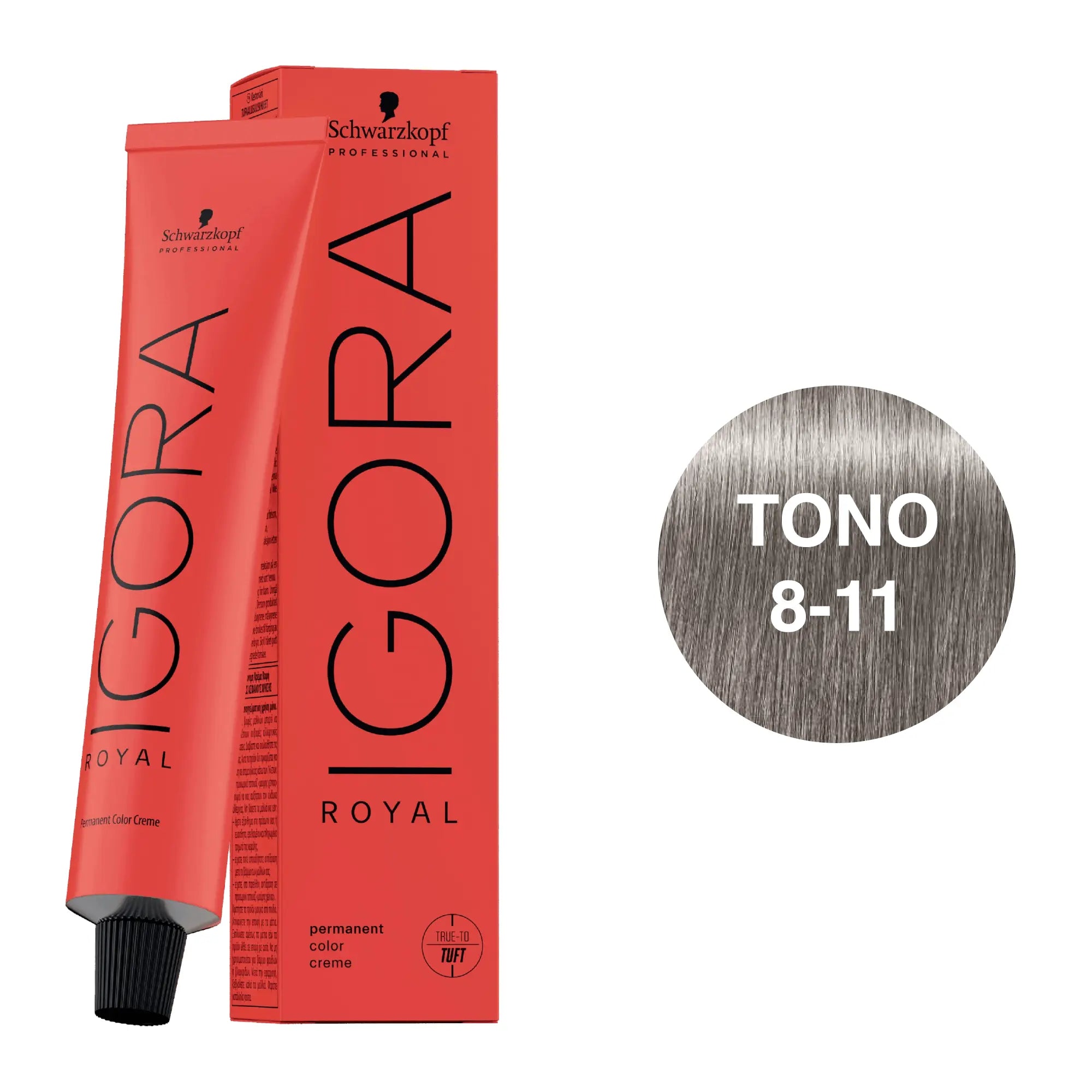 Igora Royal Tono 8-11 Rubio Claro Ceniza Intenso 60mL - Magic Mechas