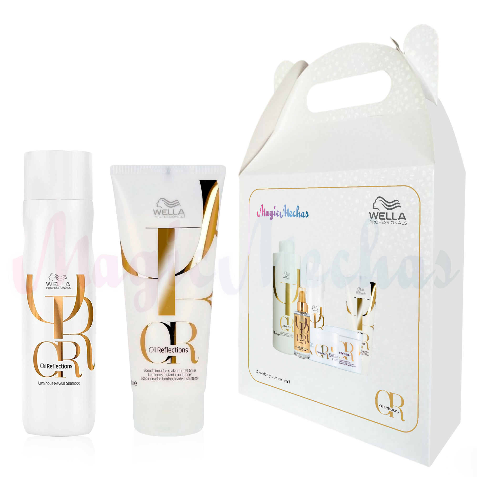 Kit2 Wella Oil Reflections Shampoo + Acondicionador Wella