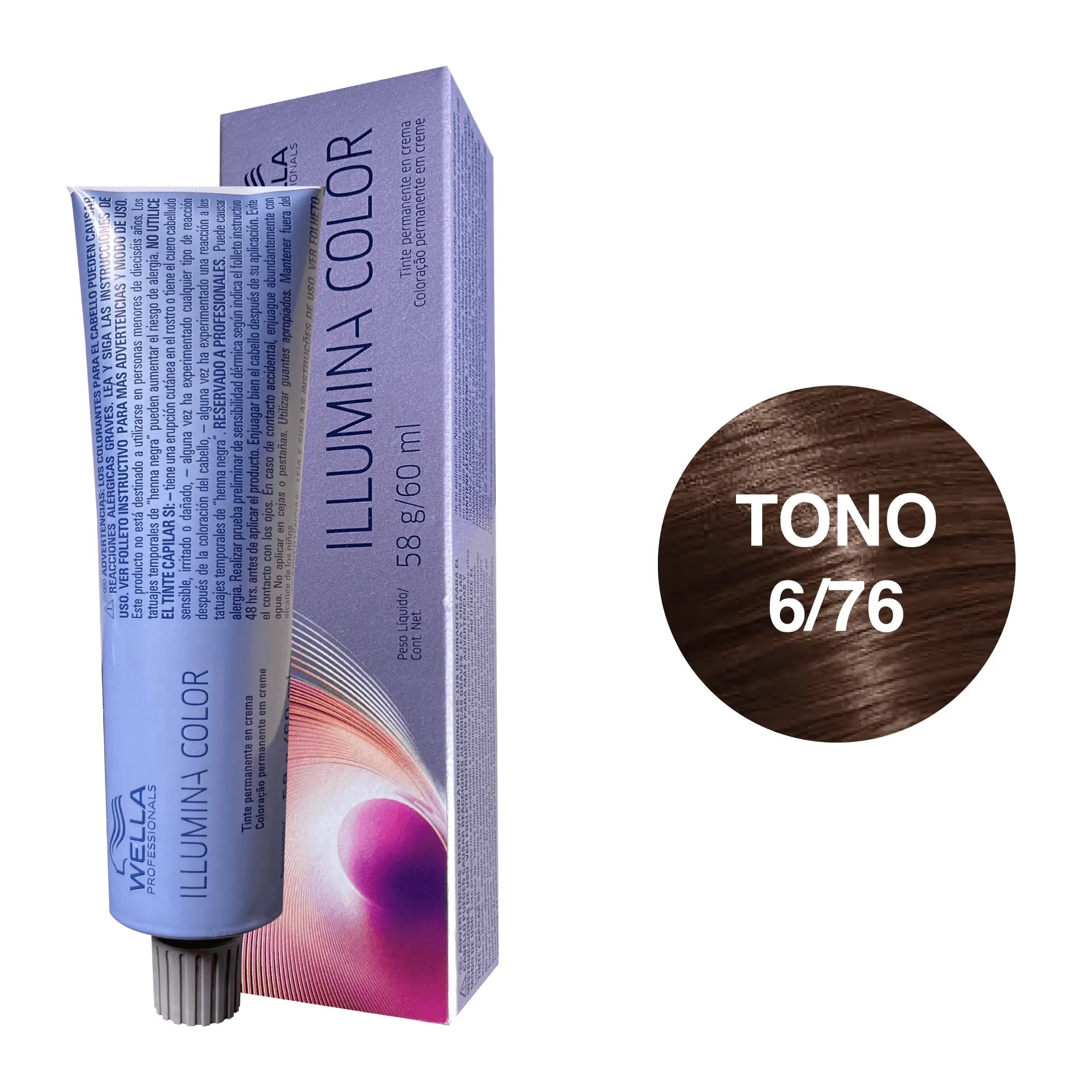 Tinte Wella Illumina Color  Tono 6/76 60ml - Magic Mechas