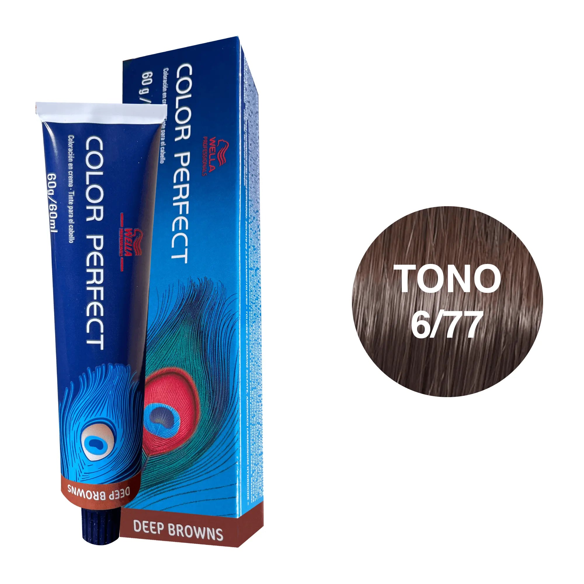 Tinte Wella Color Perfect Tono 6/77 60ml - Magic Mechas