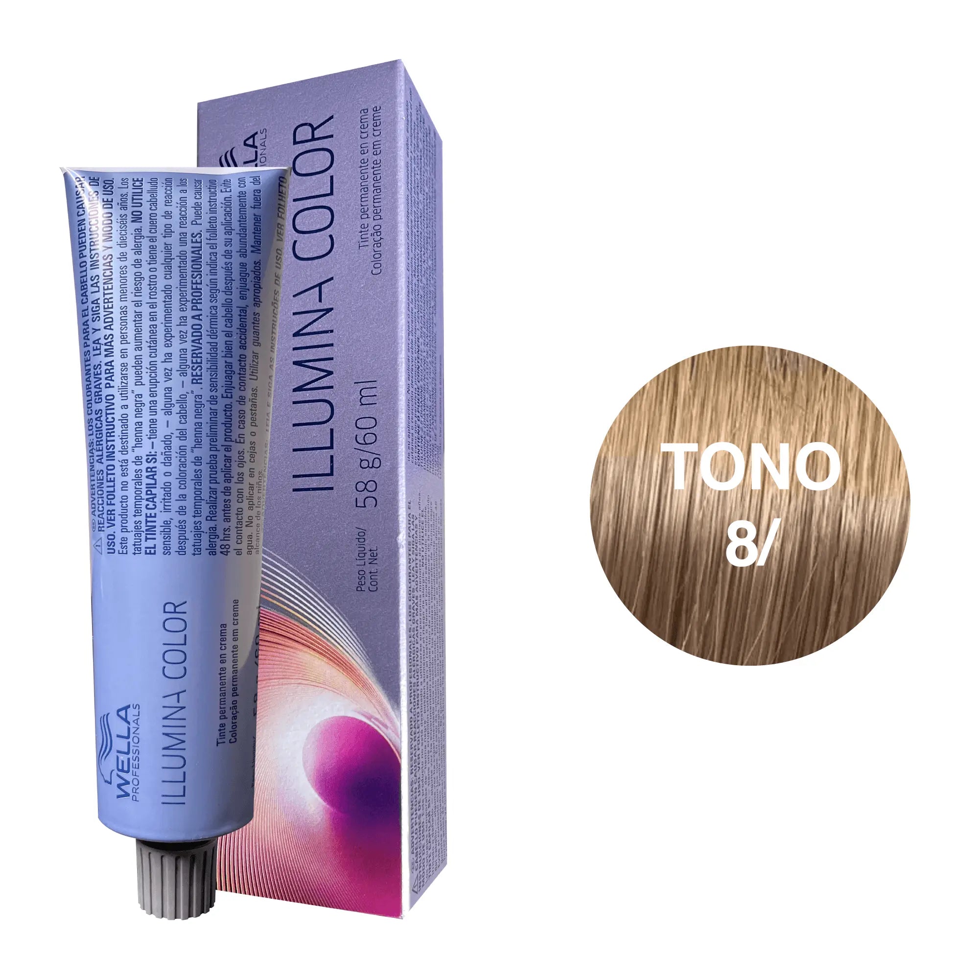 Tinte Wella Illumina Color Tono 8/ 60ml - Magic Mechas