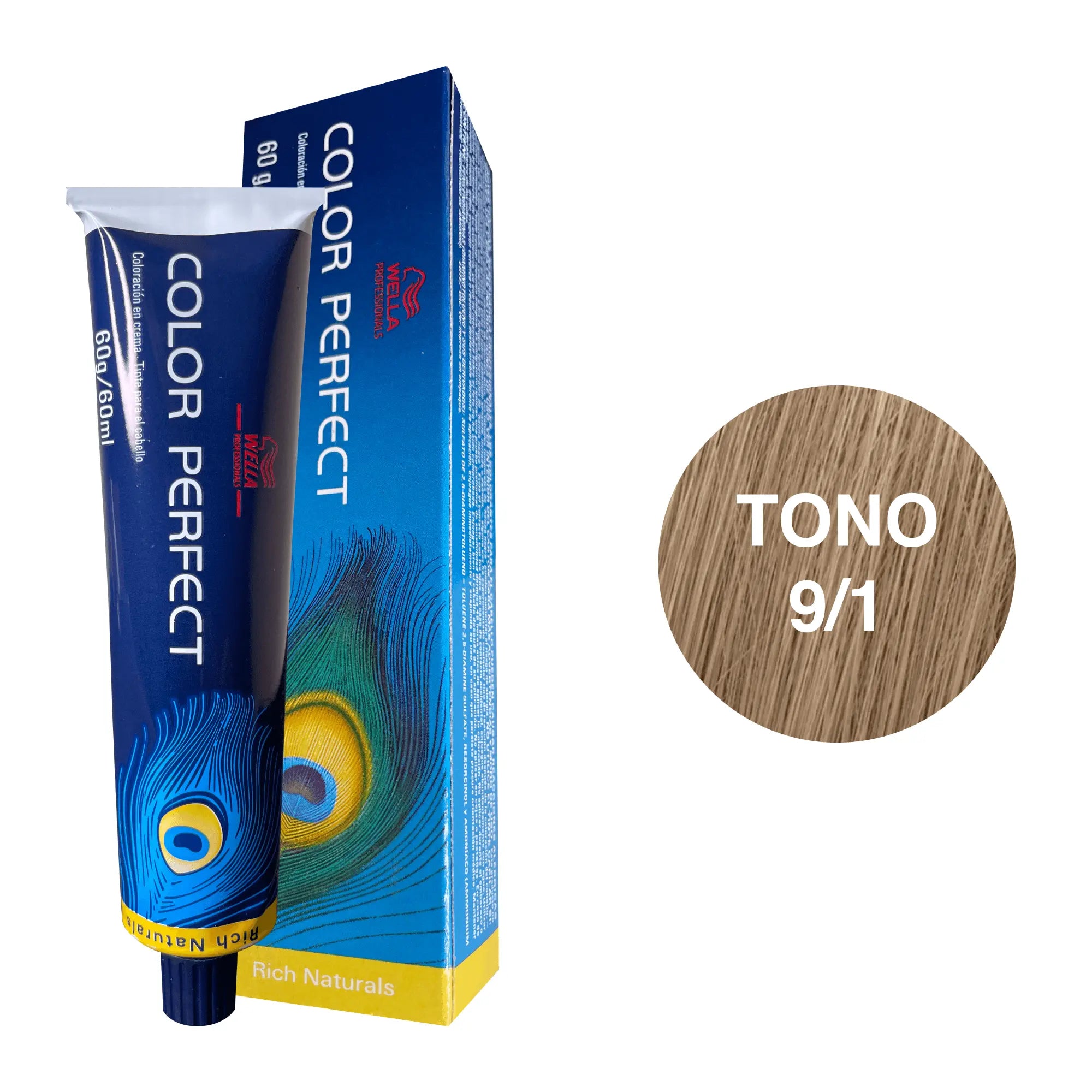 Tinte Wella Color Perfect Tono 9/1 60ml - Magic Mechas