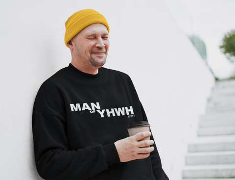 man of yhwh crewneck sweatshirt