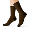 Load image into Gallery viewer, Brown Cross Socks - H.O.Y (Humans Of Yahweh)