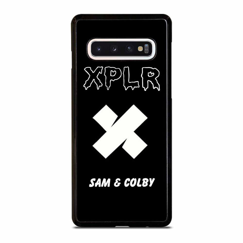 SAM AND COLBY XPLR LOGO Samsung Galaxy S10 Case