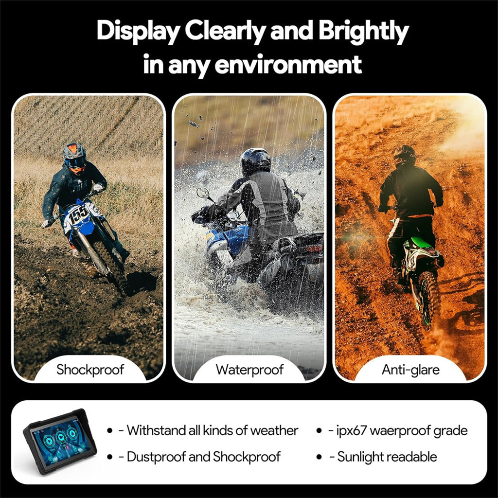 Motorcycle CarPlay Waterproof Screen