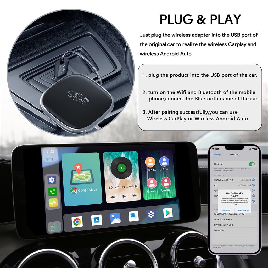 Best CarPlay Wireless Adapter